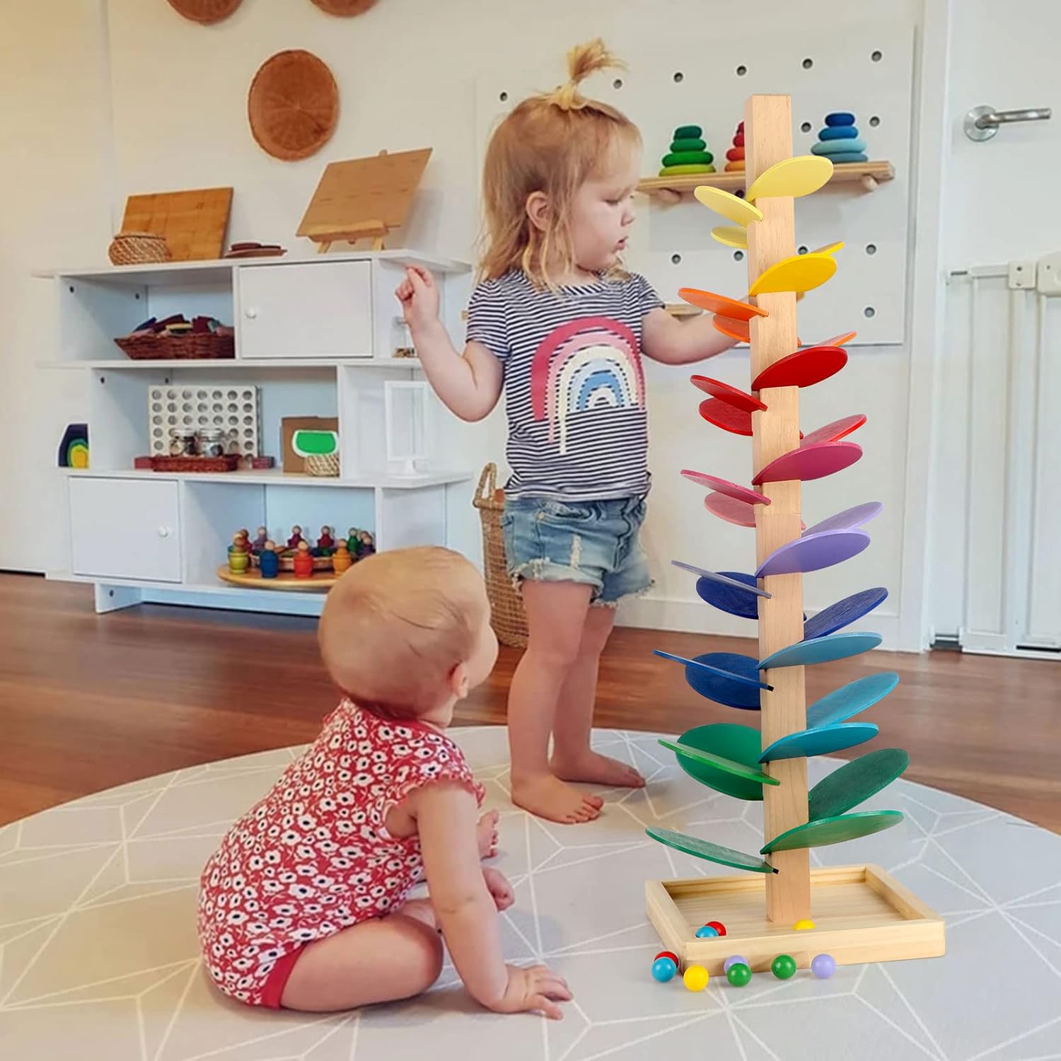 Musical Marble Tree – Wooden Sensory Toy for Toddlers